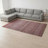 8' X 10' Merlot And Ivory Striped Washable Area Rug With UV Protection