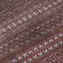 8' X 10' Merlot And Ivory Striped Washable Area Rug With UV Protection