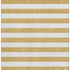 5' X 8' Gold And Ivory Striped Washable Area Rug With UV Protection