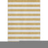 8' X 10' Gold And Ivory Striped Washable Area Rug With UV Protection