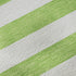 5' X 8' Lime Green And Ivory Striped Washable Area Rug With UV Protection