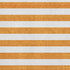 8' X 10' Orange And Ivory Striped Washable Area Rug With UV Protection