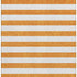 8' X 10' Orange And Ivory Striped Washable Area Rug With UV Protection
