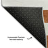 9' X 12' Rust And Ivory Striped Washable Area Rug With UV Protection