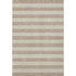 5' X 8' Beige And Taupe Striped Washable Area Rug With UV Protection