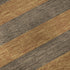 8' X 10' Chocolate And Copper Striped Washable Area Rug With UV Protection