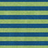 9' X 12' Navy Blue And Green Striped Washable Area Rug With UV Protection
