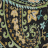 9' X 12' Black Blue And Green Paisley Washable Area Rug With UV Protection
