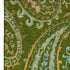 9' X 12' Green And Blue Paisley Distressed Washable Area Rug With UV Protection