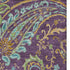 9' X 12' Purple Green And Blue Paisley Washable Area Rug With UV Protection