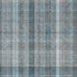 9' X 12' Teal And Ivory Plaid Washable Area Rug With UV Protection