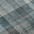 9' X 12' Teal And Ivory Plaid Washable Area Rug With UV Protection