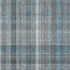9' X 12' Teal And Ivory Plaid Washable Area Rug With UV Protection