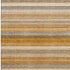 8' X 10' Rust Gray And Ivory Striped Washable Area Rug With UV Protection