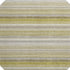 8' Wheat Gray And Ivory Striped Washable Round Rug With UV Protection