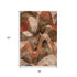 8' X 10' Chocolate Beige And Copper Abstract Washable Area Rug With UV Protection