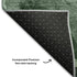 5' X 8' Fern Green Gray And Ivory Abstract Washable Area Rug With UV Protection