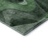 5' X 8' Fern Green Gray And Ivory Abstract Washable Area Rug With UV Protection
