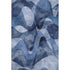 8' X 10' Navy Blue And Ivory Abstract Washable Area Rug With UV Protection