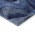 8' X 10' Navy Blue And Ivory Abstract Washable Area Rug With UV Protection