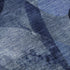 8' X 10' Navy Blue And Ivory Abstract Washable Area Rug With UV Protection