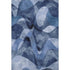 8' X 10' Navy Blue And Ivory Abstract Washable Area Rug With UV Protection