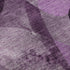 5' X 8' Purple And Ivory Abstract Washable Area Rug With UV Protection