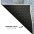 5' X 8' Blue And Ivory Abstract Washable Area Rug With UV Protection