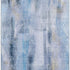 5' X 8' Blue And Ivory Abstract Washable Area Rug With UV Protection