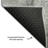 5' X 8' Gray And Ivory Abstract Washable Area Rug With UV Protection