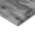5' X 8' Gray And Ivory Abstract Washable Area Rug With UV Protection