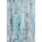 8' X 10' Teal And Ivory Abstract Washable Area Rug With UV Protection