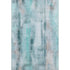 8' X 10' Teal And Ivory Abstract Washable Area Rug With UV Protection