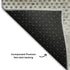 9' X 12' Gray And Ivory Geometric Washable Area Rug With UV Protection