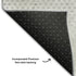 9' X 12' Ivory And Silver Geometric Washable Area Rug With UV Protection