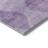 9' X 12' Lavender And Ivory Geometric Washable Area Rug With UV Protection