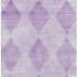 9' X 12' Lavender And Ivory Geometric Washable Area Rug With UV Protection