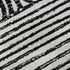 9' X 12' Black And Ivory Geometric Distressed Washable Area Rug With UV Protection