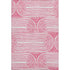 9' X 12' Blush And Ivory Geometric Distressed Washable Area Rug With UV Protection