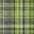 9' X 12' Green Gray And Ivory Plaid Washable Area Rug With UV Protection