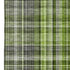 9' X 12' Green Gray And Ivory Plaid Washable Area Rug With UV Protection