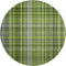 9' X 12' Green Gray And Ivory Plaid Washable Area Rug With UV Protection