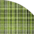 9' X 12' Green Gray And Ivory Plaid Washable Area Rug With UV Protection