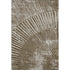 9' X 12' Chocolate And Ivory Geometric Washable Area Rug With UV Protection