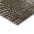 9' X 12' Chocolate And Ivory Geometric Washable Area Rug With UV Protection