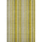 5' X 8' Gold And Ivory Striped Washable Area Rug With UV Protection