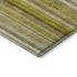 5' X 8' Gold And Ivory Striped Washable Area Rug With UV Protection