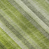 5' X 8' Green And Ivory Striped Washable Area Rug With UV Protection