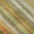 5' X 8' Khaki Orange And Beige Striped Washable Area Rug With UV Protection