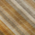 8' Rust And Gray Striped Washable Round Rug With UV Protection